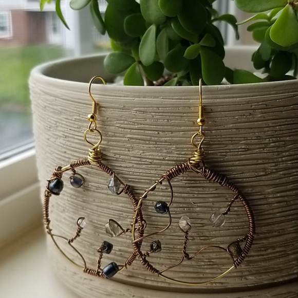 Baked Alaska Jewelry - Homemade hoops